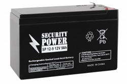 Аккумуляторная батарея к ибп Security Power SP 12-9 F1 (12В/9 А ч) - фото