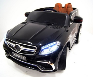 Детский электромобиль RiverToys Mercedes-Benz E009KX (черный) глянец автокраска GLE Coupe - фото