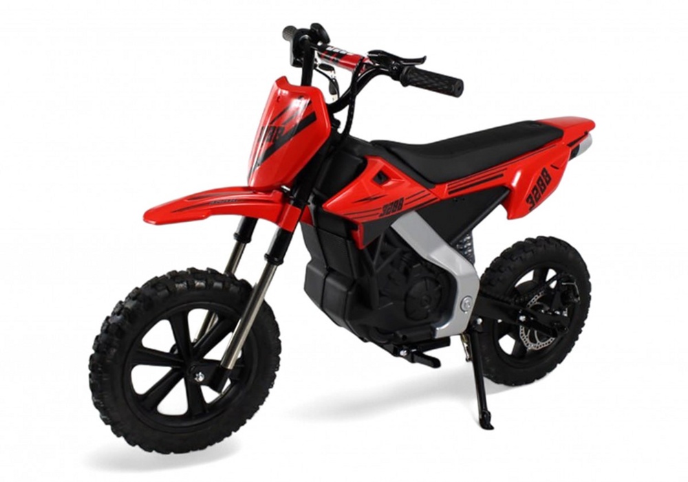 Детский электромотоцикл RiverToys E777KX (красный) Двухместный