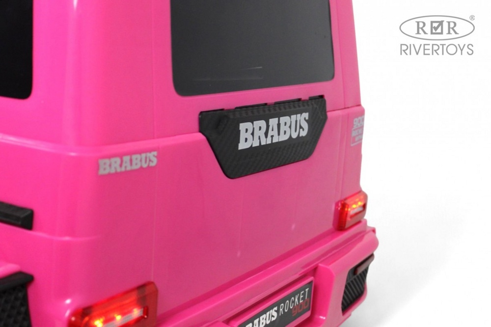 Детский электромобиль RiverToys Z999ZZ (розовый) Полноприводный Mercedes Brabus - фото6