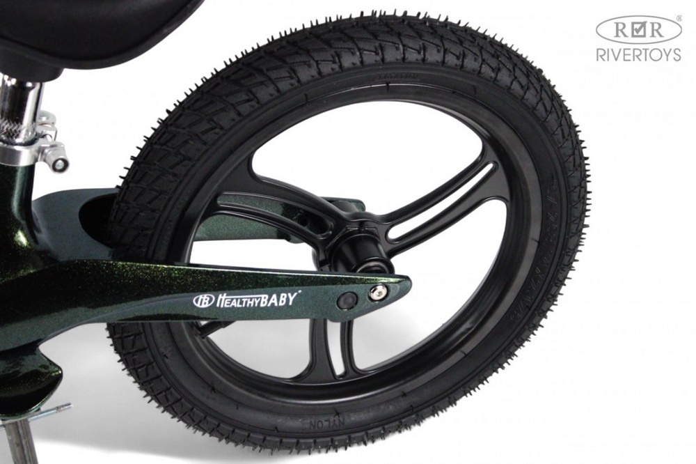 Детский беговел RiverToys HB-555-14 (бежевый) - фото4