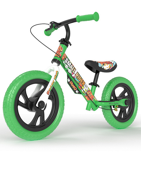 Детский беговел Small Rider Motors EVA Cartoons (зеленый) Dino - фото