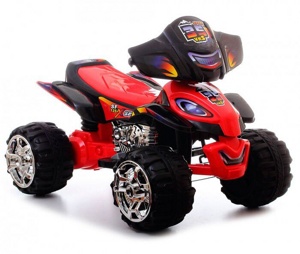 Детский квадроцикл, электромобиль Electric Toys X-Sport (ZP5118) черно-красный - фото