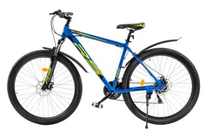 Горный велосипед RS Profi 29 2022 (синий/салатовый) - фото