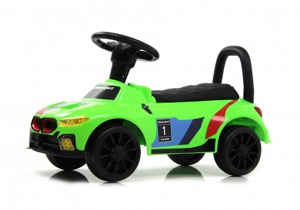 Детский толокар RiverToys F003FF (зеленый) BMW - фото