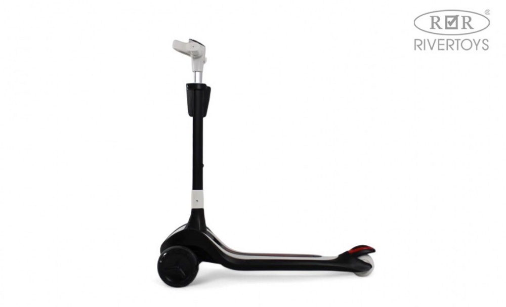 Детский cамокат RiverToys HB-333 (черный) - фото2