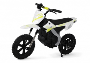 Детский электромотоцикл RiverToys E777KX (белый) Двухместный - фото