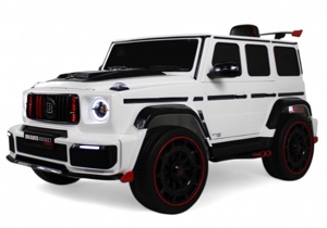 Детский электромобиль RiverToys Z777ZZ (белый) Полный привод - фото