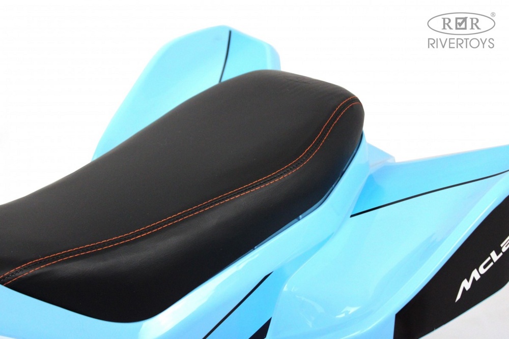 Детский электроквадроцикл RiverToys McLaren JL212 Арт. P111BP (голубой) - фото5