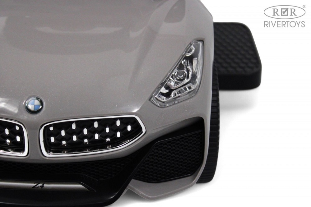 Детский толокар RiverToys Z005ZZ-B (серый) - фото6