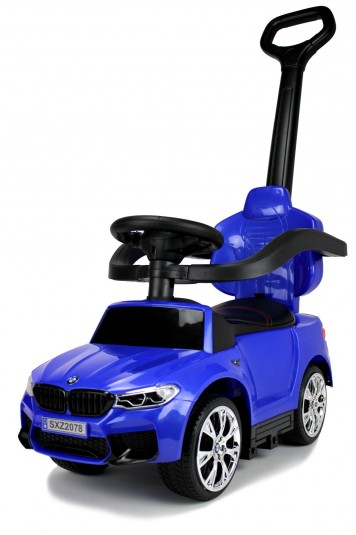 Детская машинка-каталка RiverToys BMW M5 A999MP-H (синий) Лицензия с качалкой
