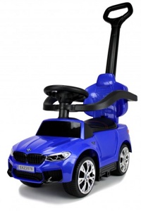 Детская машинка-каталка RiverToys BMW M5 A999MP-H (синий) Лицензия с качалкой - фото