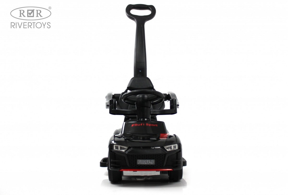 Детский толокар River Toys F002FF-P (черный) Audi - фото2
