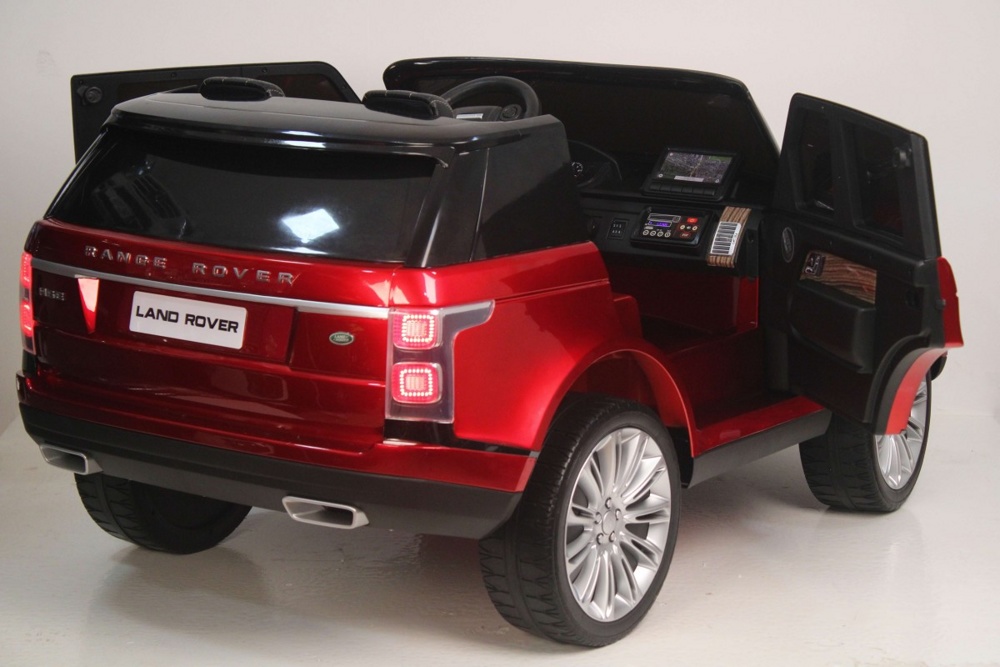 Детский электромобиль RiverToys Range Rover HSE 4WD Y222YY (красный глянец) Лицензия Двухместный Полнопрводный - фото2