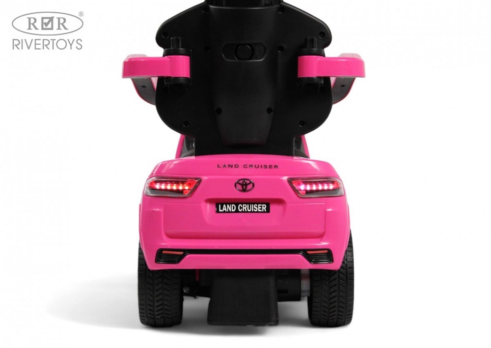 Детский толокар RiverToys Toyota Land Cruiser 300 Z002ZZ-C (розовый) фото-6