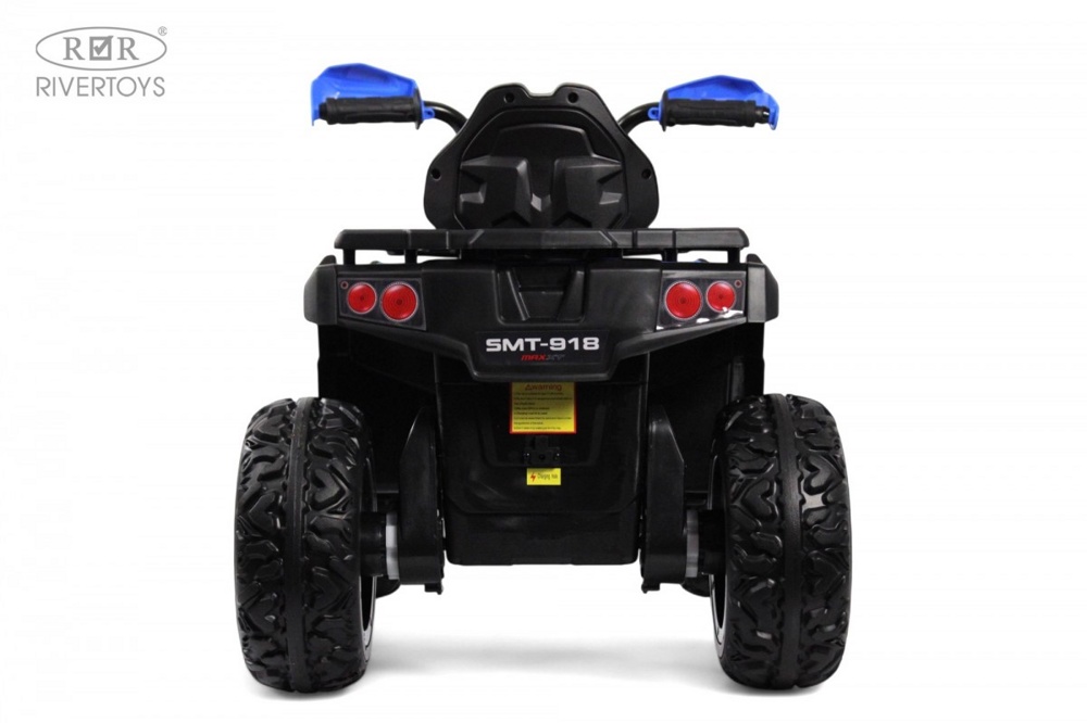 Детский электроквадроцикл RiverToys E009EE (синий) Полноприводный - фото6