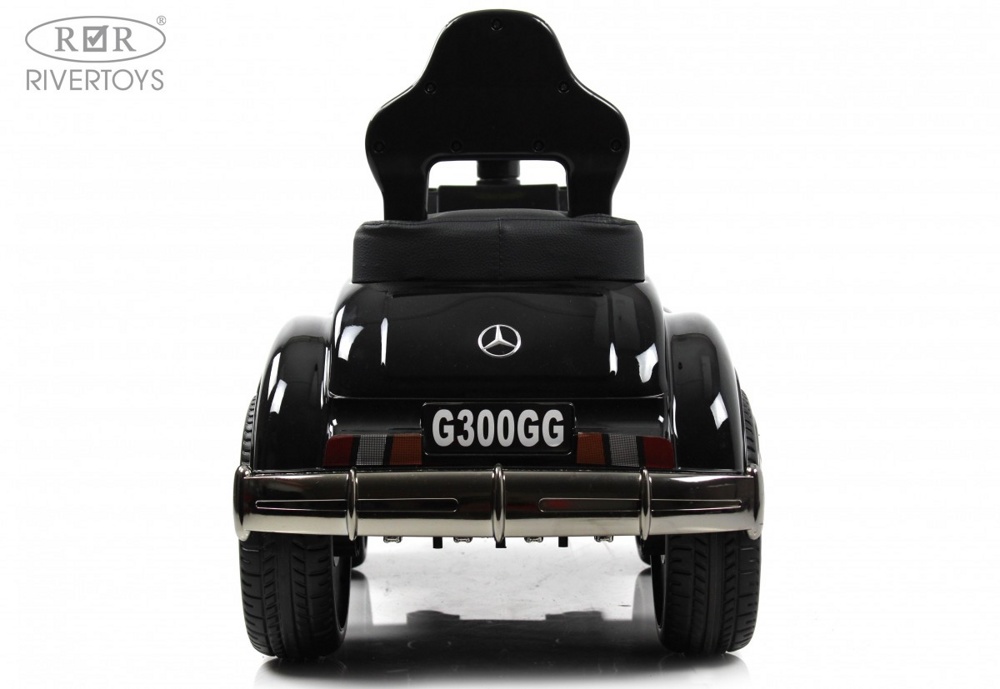 Детский толокар RiverToys Mercedes-AMG 300S G300GG (черный глянец) - фото3