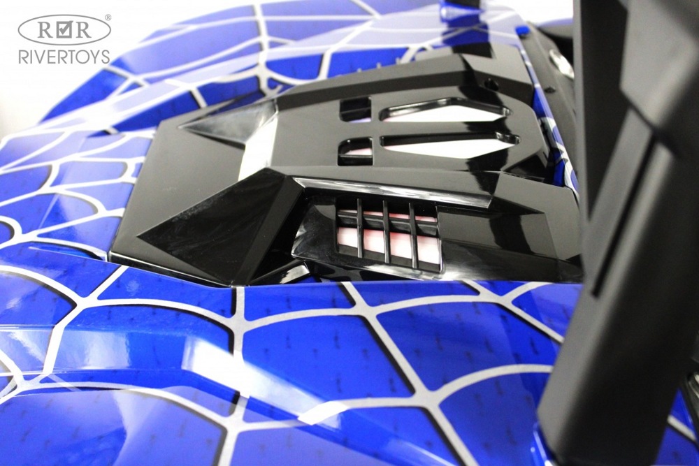 Детский электромобиль RiverToys A707AA LUX NEW 4WD (синий spider) Двухместный Полноприводный фото-5 Детский электромобиль RiverToys A707AA LUX NEW 4WD (синий spider) Двухместный Полноприводный фото-5