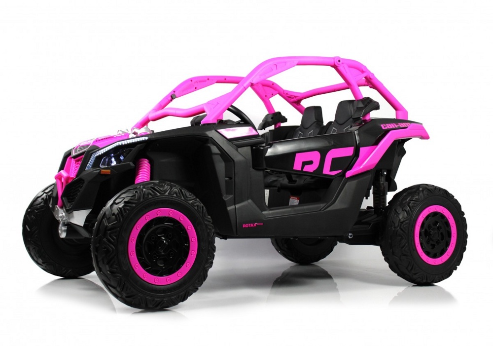 Детский электромобиль RiverToys BRP Can-Am Maverick Y111YY (темно-розовый)
