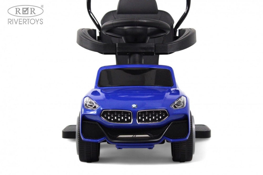 Детский толокар RiverToys Z005ZZ-B (синий) - фото3