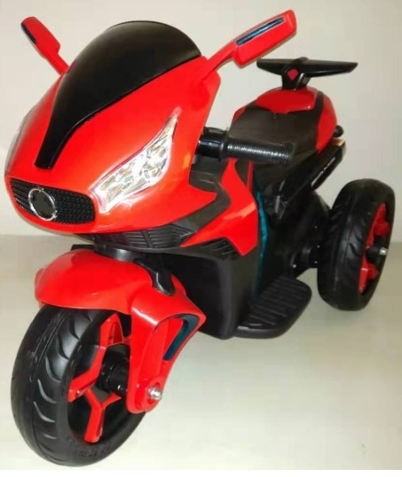 Детский электромобиль, мотоцикл Igro TD 6688 (красный) RE - фото4