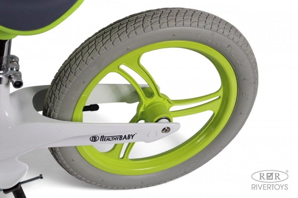 Детский беговел RiverToys HB-555-14 (светло-зеленый) - фото6