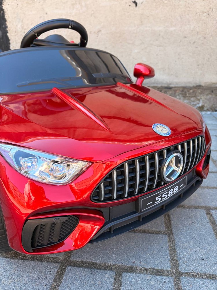 Детский электромобиль Baby Driver E002MM Mercedes (красный глянец) - фото2