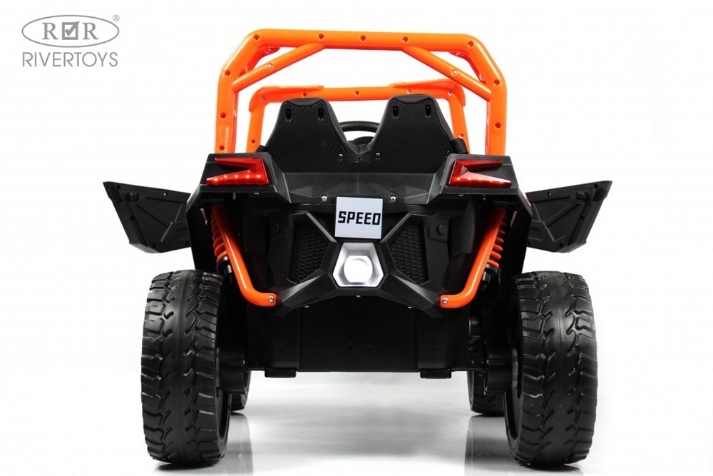 Детский электромобиль RiverToys F888FF-A 4WD (оранжевый) - фото6