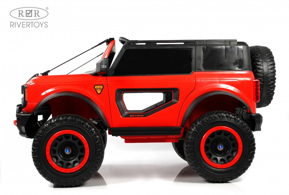 Детский электромобиль RiverToys K999AM (красный) Полноприводный - фото2