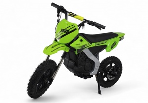 Детский электромотоцикл RiverToys E777KX (зеленый) Двухместный - фото