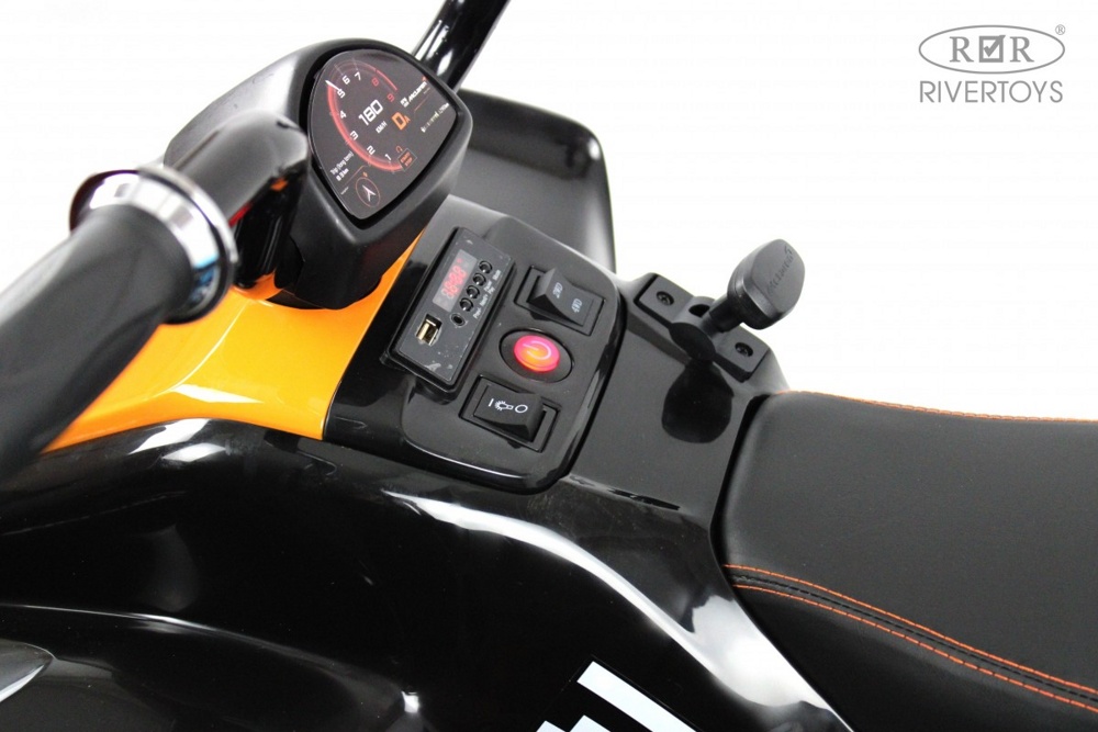 Детский электроквадроцикл RiverToys McLaren JL212 Арт. P111BP (черный) - фото3