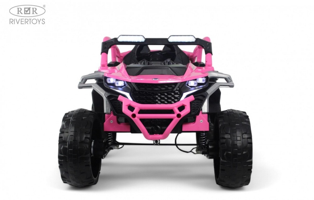Детский электромобиль RiverToys K707AM (розовый) - фото2