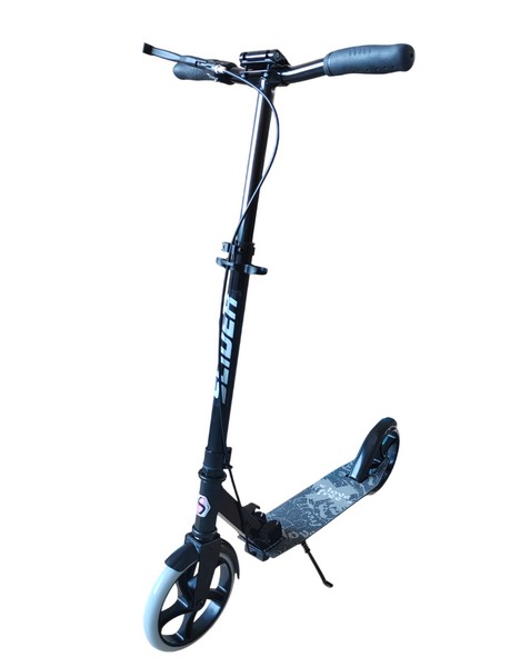 Складной самокат двухколесный Slider IT103GY (серый) с ручным тормозом - фото1 Складной самокат двухколесный Slider IT103GY (серый) с ручным тормозом - фото1