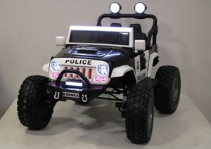 Детский электромобиль RiverToys A004AA-A (полиция) Jeep Police - фото
