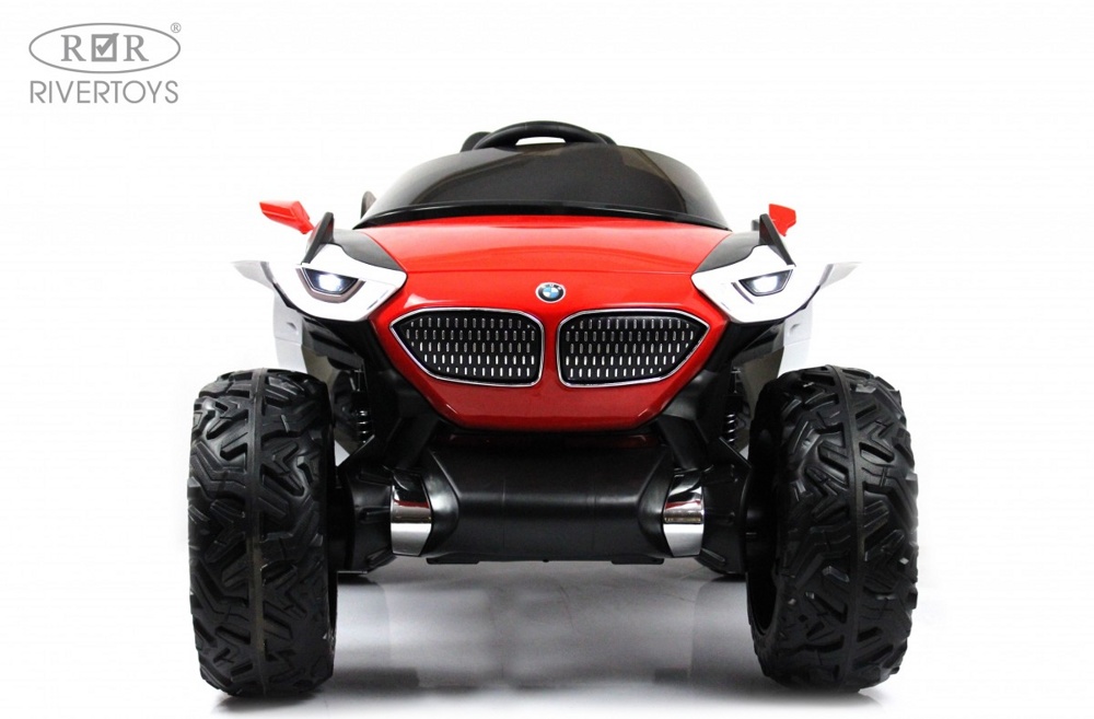 Детский электромобиль RiverToys K888AM (красный) BMW - фото5