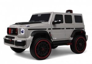 Детский электромобиль RiverToys Z999ZZ (серый) Полноприводный Mercedes Brabus - фото