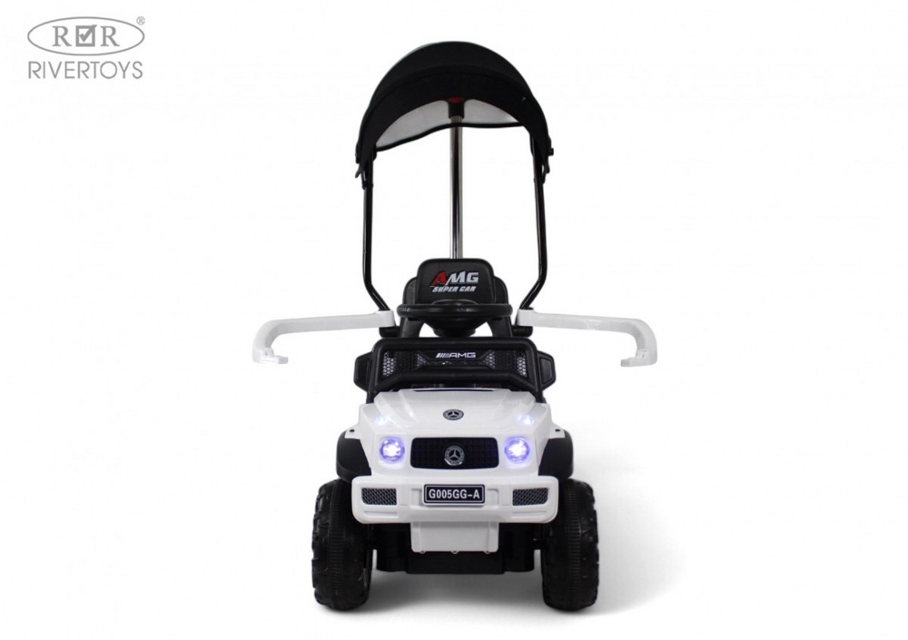 Детский электромобиль RiverToys G005GG-A (белый) - фото5
