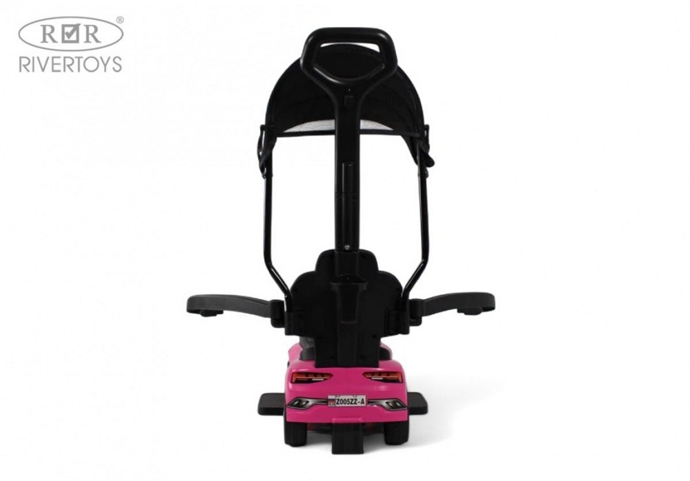 Детский толокар RiverToys Z005ZZ-A (розовый) - фото4