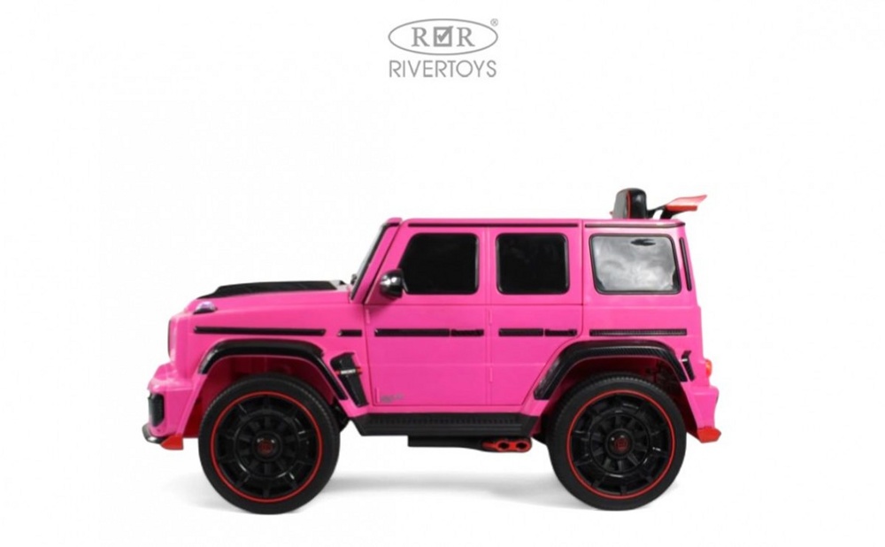 Детский электромобиль RiverToys Z777ZZ (розовый) Полный привод - фото5