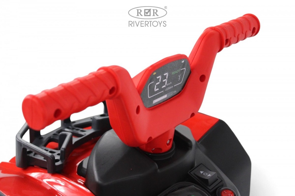 Детский электроквадроцикл RiverToys G400GG (красный) - фото2
