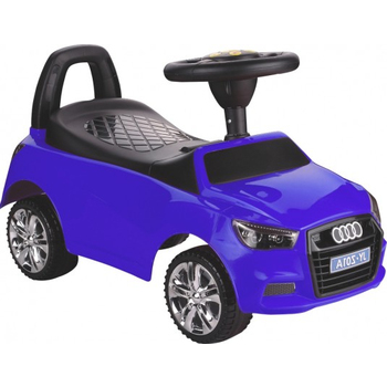 Детская машинка-каталка, толокар RiverToys Audi JY-Z01A (синий/черный)