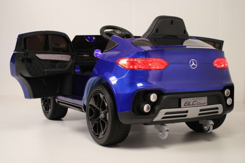 Детский электромобиль RiverToys Mercedes-Benz GLC K777KK (черный) автокраска лицензия - фото4