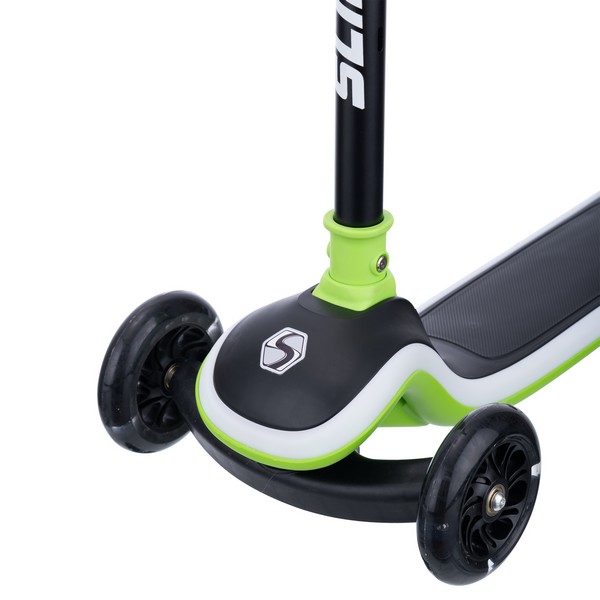 Самокат трехколесный Slider IT62BK (черный) колеса светящиеся, руль складной фото-3 Самокат трехколесный Slider IT62BK (черный) колеса светящиеся, руль складной фото-3