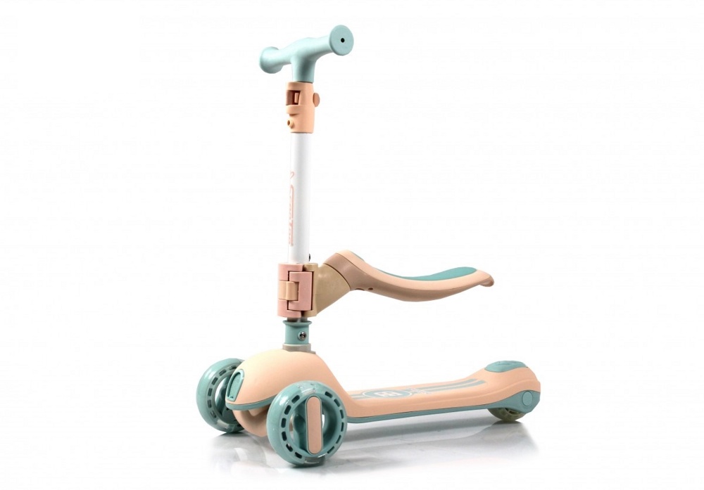 Детский самокат RiverToys HB-818S (розовый) - фото1 Детский самокат RiverToys HB-818S (розовый) - фото1