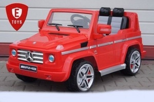 Детский электромобиль двухместный Electric Toys Mercedes G55 AMG Гелендваген (красный) - фото