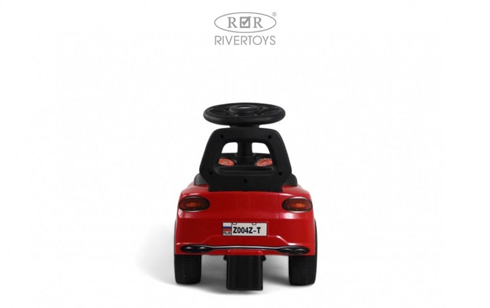 Детский толокар RiverToys Z004ZZ-T (красный) - фото4