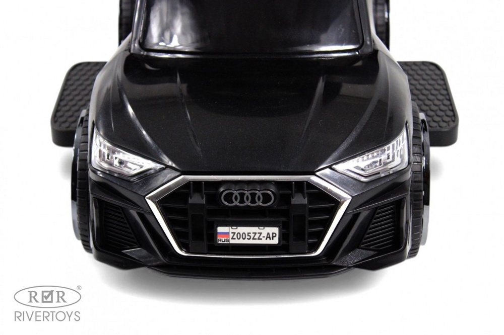 Детский толокар RiverToys Z005ZZ-AP (черный) Audi - фото2
