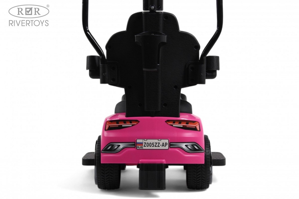 Детский толокар RiverToys Z005ZZ-AP (розовый) Audi фото-6