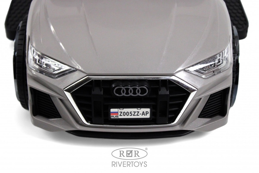 Детский толокар RiverToys Z005ZZ-AP (серый) Audi - фото2