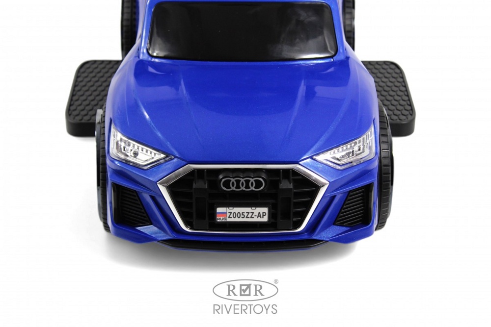 Детский толокар RiverToys Z005ZZ-AP (синий) Audi - фото2